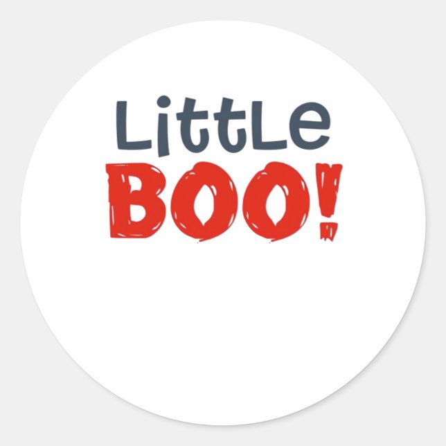 Little Boo Creative Lässig Runder Aufkleber (Vorderseite)