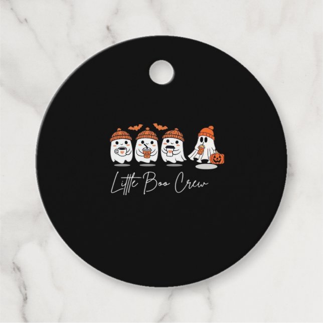 Little Boo Crew Minimal sauberes Design Geschenkanhänger (Vorderseite)