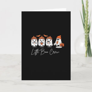 Little Boo Crew Minimalistisches Sauberes Design Karte