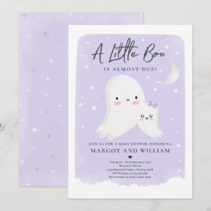 Little Boo Dusche Halloween Ghost Baby Dusche Einladung