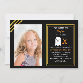 Little Boo Fall Halloween Geburtstag Einladung