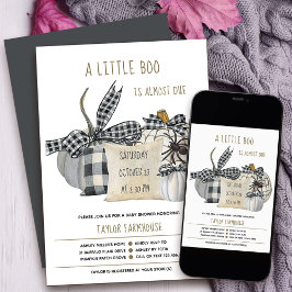 Little Boo Farmhouse Kissen Halloween Babydusche Einladung