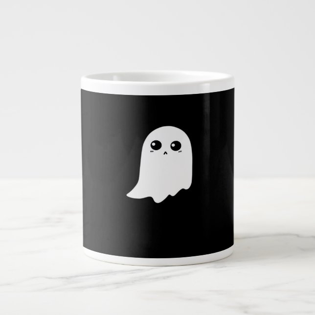 Little Boo Funny Meme Jumbo-Tasse (Vorderseite)