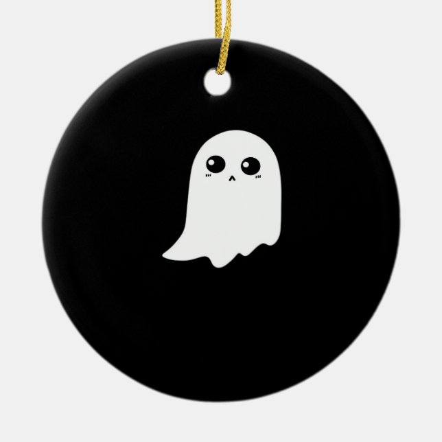 Little Boo Funny Meme Keramik Ornament (Vorne)