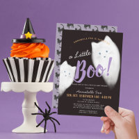 Little Boo Ghost Cat Drive by Baby Shower