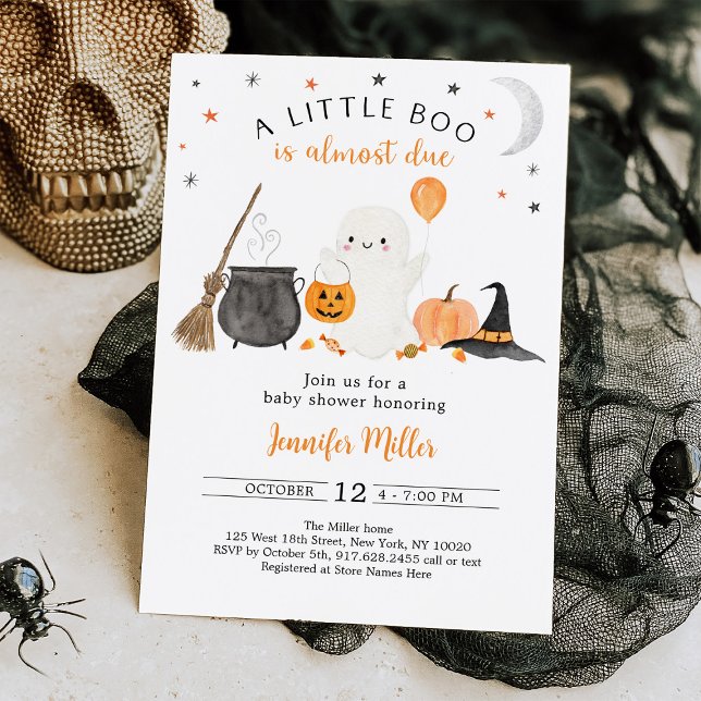Little Boo Ghost Gender Neutral Baby Dusche Einladung (Von Creator hochgeladen)