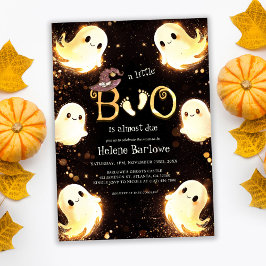 Little Boo Ghost Halloween Kinderdusche Einladung