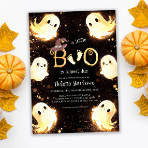 Little Boo Ghost Halloween Kinderdusche Einladung