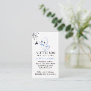 Little Boo Ghost   Jungen-Halloween-Baby-Party Begleitkarte
