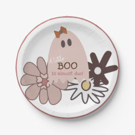 Little Boo Girl Baby Dusche Pappteller