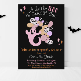Little Boo Girl Baby Shower Einladung