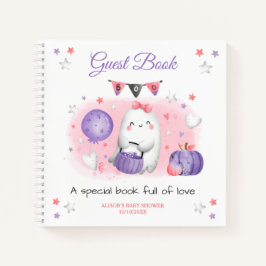 Little Boo Girl Pink Lila Baby Duschbuch Notizbuch