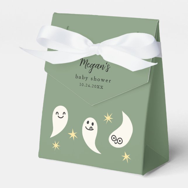 Little Boo Green Baby Dusche Fevor Boxen Geschenkschachtel (Vorderseite)