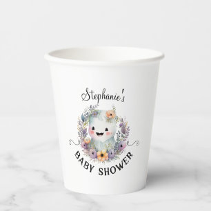 Little Boo Halloween Baby Dusche Dekorpapier Cups Pappbecher
