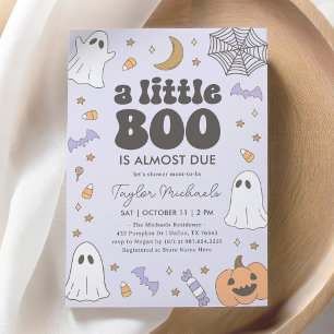 Little Boo Halloween Baby Dusche Einladung