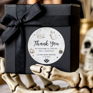 Little Boo Halloween Baby Dusche Gefallen Vielen D Runder Aufkleber
