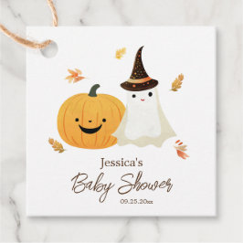 Little Boo Halloween Baby Dusche Geschenkanhänger