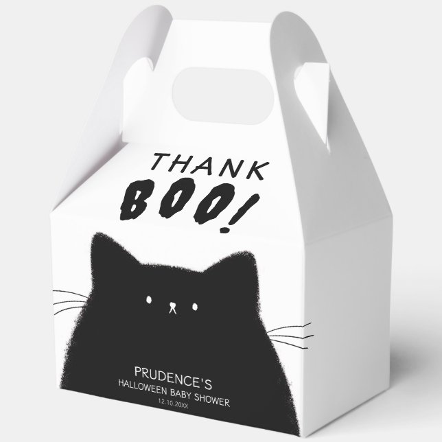 Little Boo Halloween Baby Dusche Geschenkschachtel (Vorderseite)