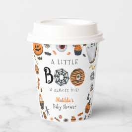 Little Boo Halloween Baby Dusche Pappbecher