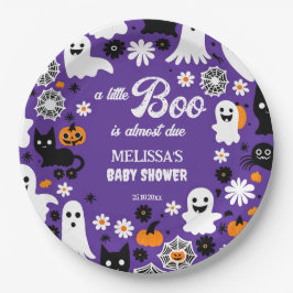 Little Boo Halloween Baby Duschgeschirr Pappteller