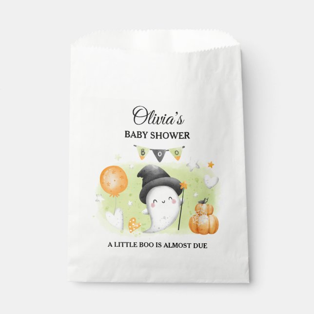 Little Boo Halloween Baby Shower Fevor Bags Geschenktütchen (Vorderseite)