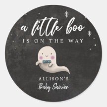 Little Boo Halloween Boy Ghost Baby Dusche