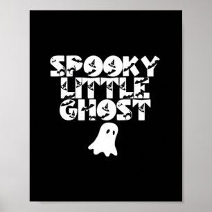 Little Boo Halloween-Druckdesign Poster