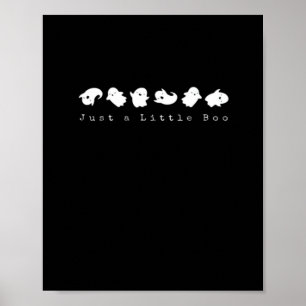 Little Boo Halloween-Druckdesign Poster