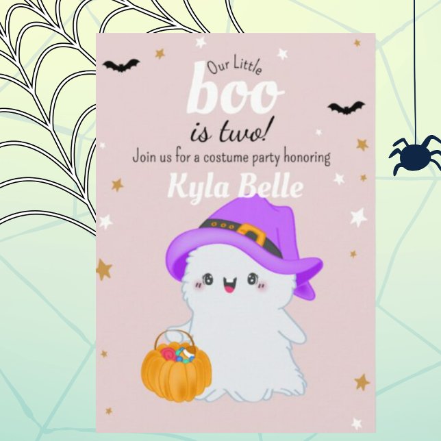Little Boo Halloween Einladung (Von Creator hochgeladen)