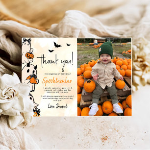 Little Boo Halloween Geburtstag Dankeskarte