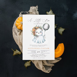 Little Boo Halloween Herbst Niedliche Girl Dusche Einladung