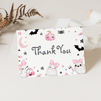 Little Boo Halloween Kinderdusche Danke Karte