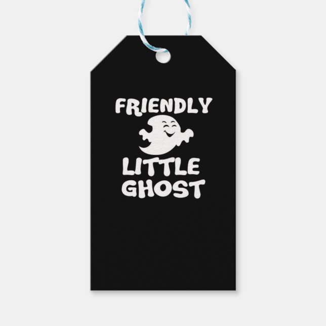 Little Boo Halloween Print Geschenkanhänger (Vorderseite)