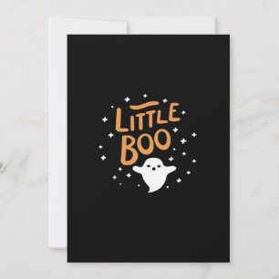 Little Boo, Happy Halloween Vintag Classic Feiertagskarte