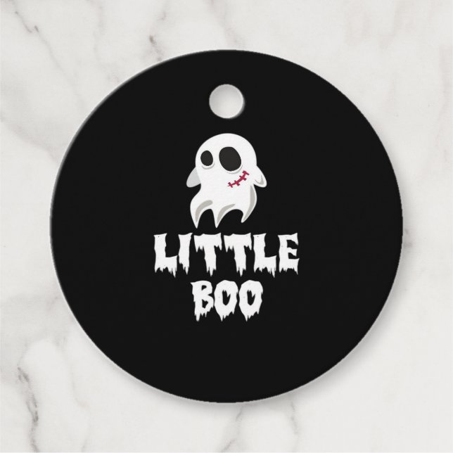 Little Boo In Halloween Cool Graphic Geschenkanhänger (Vorderseite)