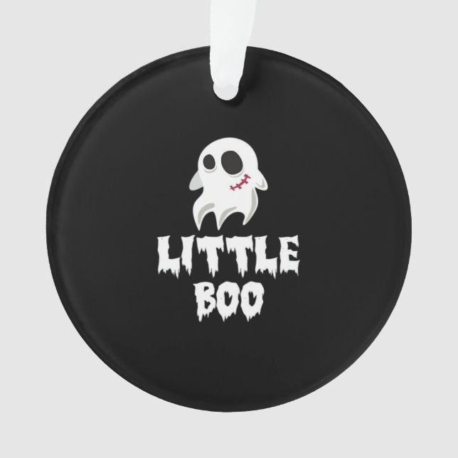 Little Boo In Halloween Cool Graphic Ornament (Vorderseite)