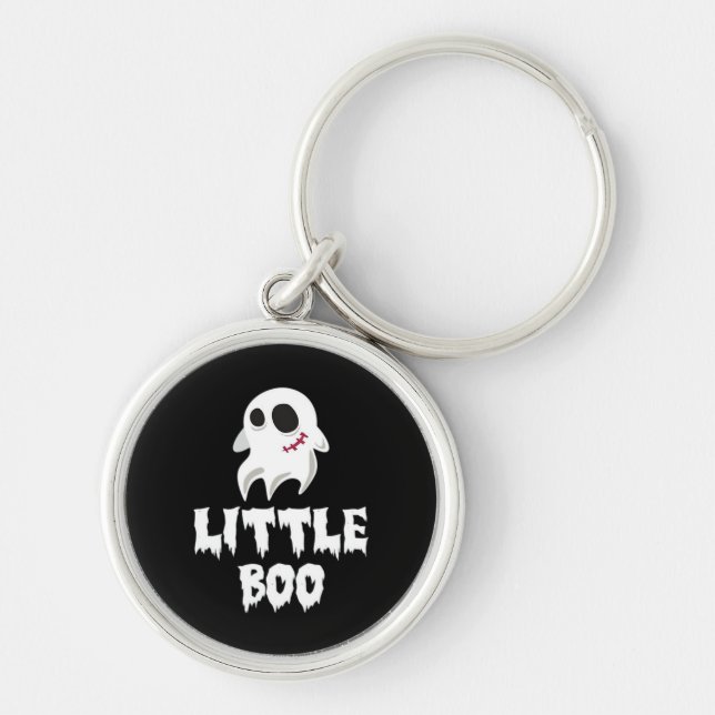Little Boo In Halloween Cool Graphic Schlüsselanhänger (Vorne)