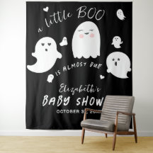 Little Boo is Due Ghost Halloween Baby Shower