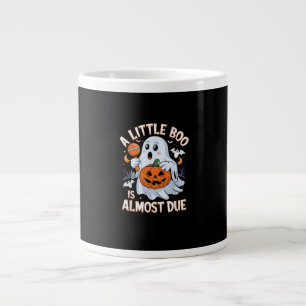 Little Boo ist bald fällig Süße Halloween-Schwange Jumbo-Tasse