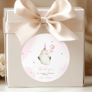 Little Boo ist beinahe mit Baby-Dusche fertig Runder Aufkleber