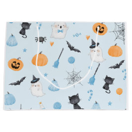 Little Boo ist fast zu blauem Halloween Große Geschenktüte