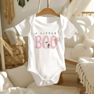 Little Boo ist fast zu Halloween Baby Dusche Strampler