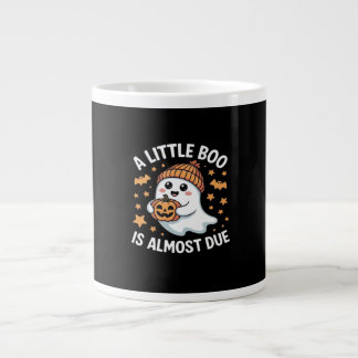 Little Boo ist fast zu Halloween Pregnancy Revea Jumbo-Tasse
