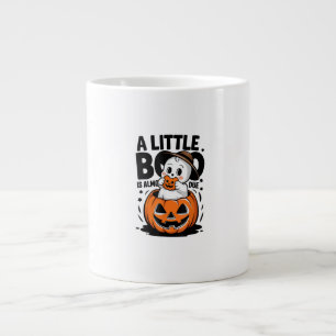 Little Boo ist fast zu Niedlichen Halloween-Schwan Jumbo-Tasse