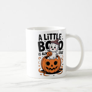 Little Boo ist fast zu Niedlichen Halloween-Schwan Kaffeetasse