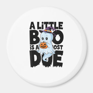 Little Boo ist fast zu Niedlichen Halloween-Schwan Magnet