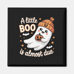 Little Boo ist fast zu Niedlichen Halloween-Schwan Magnet