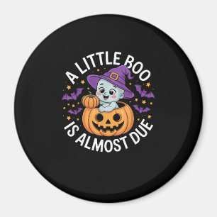 Little Boo ist fast zu Niedlichen Halloween-Schwan Magnet