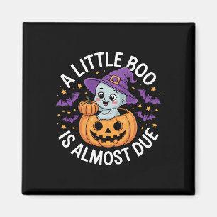 Little Boo ist fast zu Niedlichen Halloween-Schwan Magnet