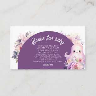 Little Boo lila Books for baby ticket Begleitkarte